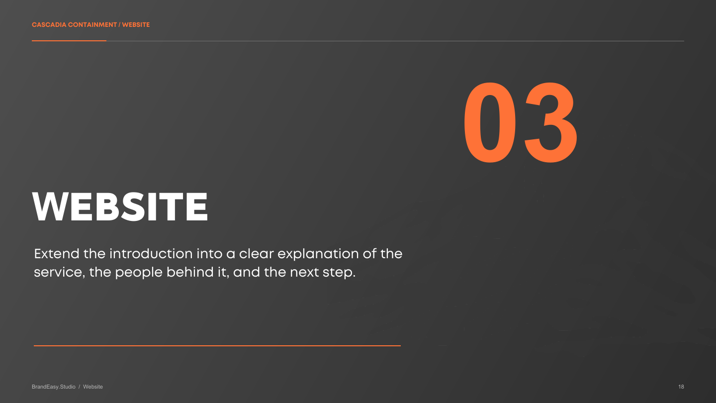 Website section
